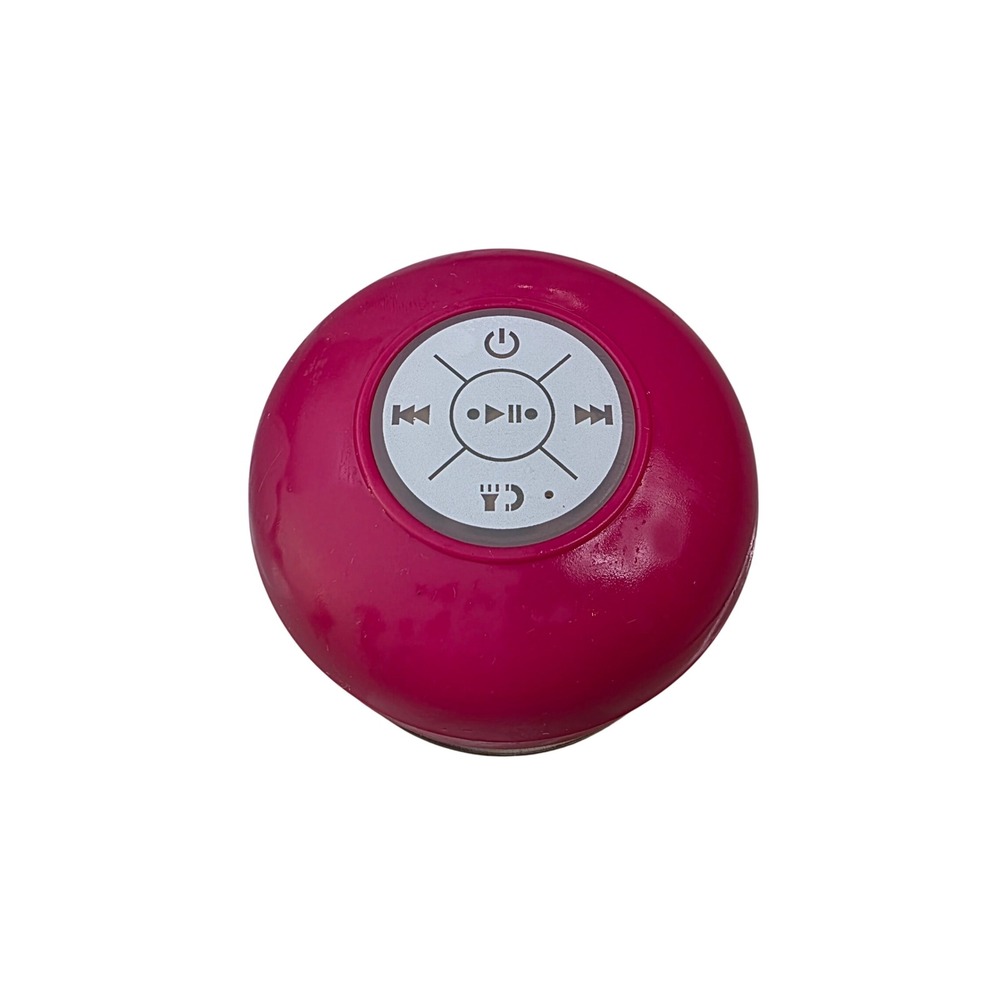 2Boom BT295 Pink Bluetooth Shower Speaker Water Resistant Suction Cup S3‎